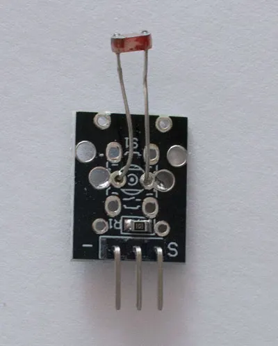 Sensor KY-018, fotorresistor