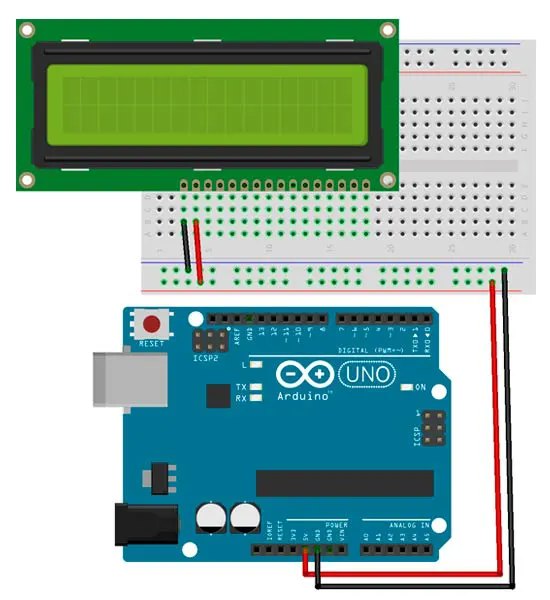 Primer paso para el montaje de Arduino con la pantalla LCD