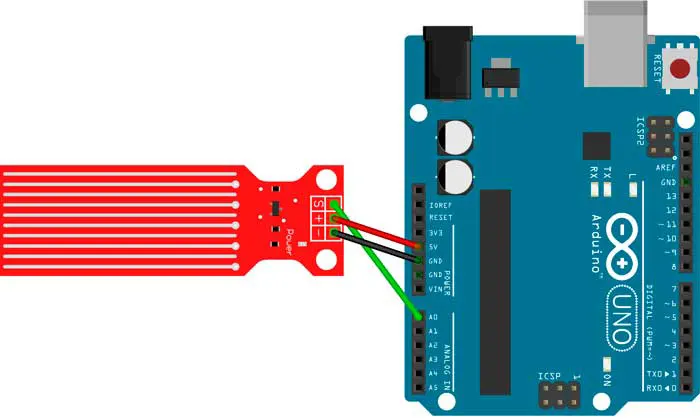 Conexión del sensor a la tarjeta Arduino